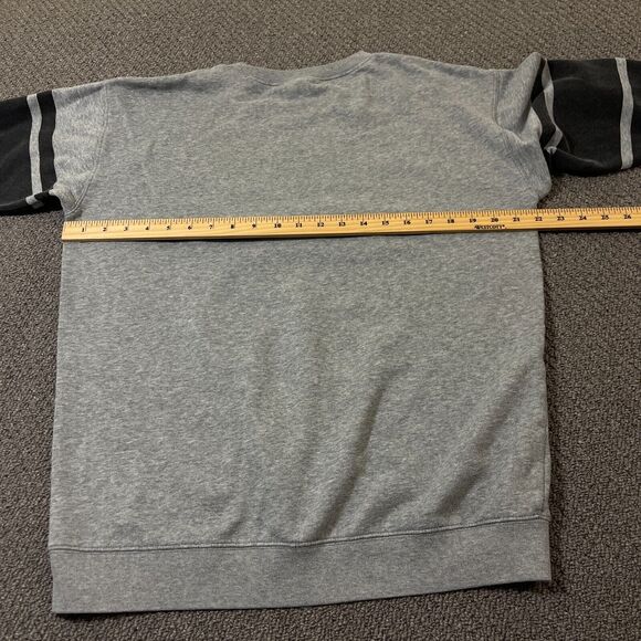 PINK Victoria Secret Sweatshirt Womens Size XS Grey Gray Pullover Crew Neck - Picture 6 of 8